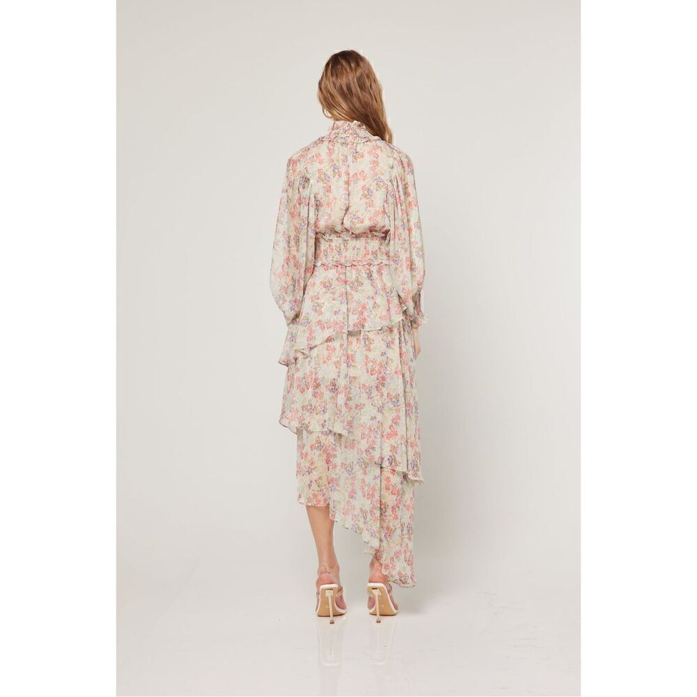 Elliatt Antonia Dress High Neck Midi Dress - in Wildflower Multi size S NWT$289 - Picture 6 of 12